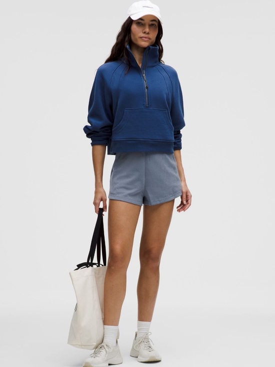 lululemon athletica Pants - Lululemon Women's Light Blue Athletic Shorts NWOT